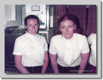 Sue Seal (now Drake) and Mary Currie
